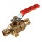 Sharkbite SharkBite 1/2 in. Brass Crimp Ball Valve with Drain Full Port Lever For Potable Water 24612LFA - alternate 1